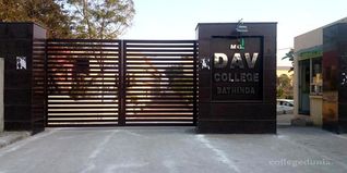 DAV College Bathinda Admission 2023: Courses, Fee, Eligibility