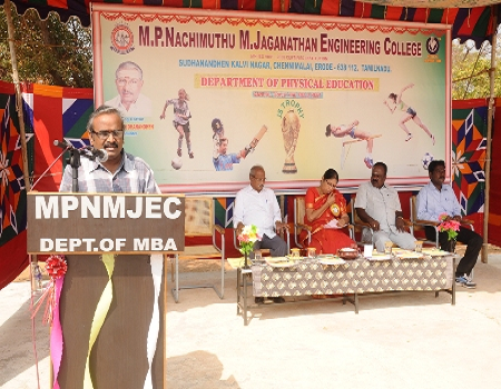 MP Nachimuthu MJaganathan Engineering College Erode Sports Day photo 2