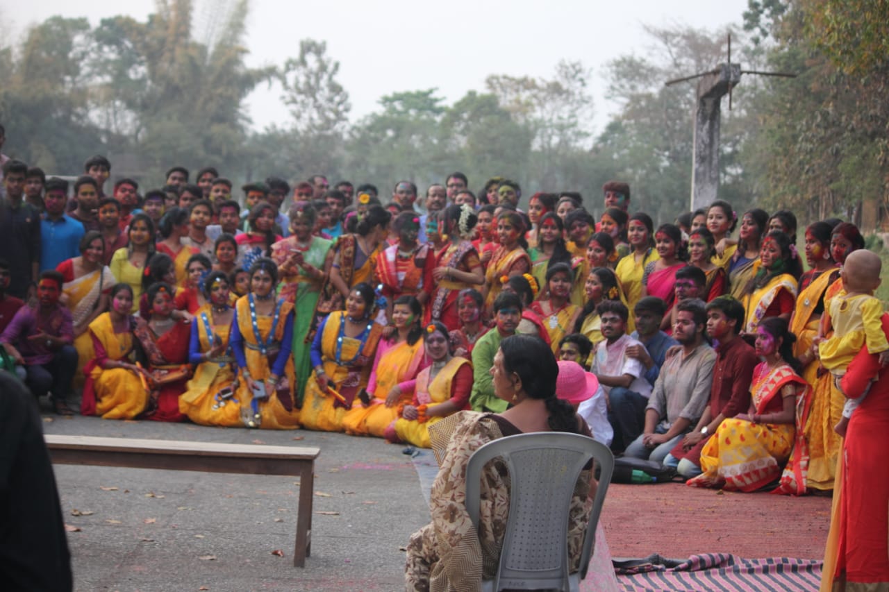 Ananda Chandra College Jalpaiguri Holi Celebration photo 5