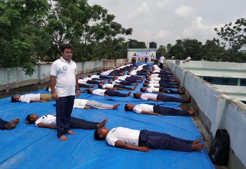 Raiganj University International Yoga Day photo 1