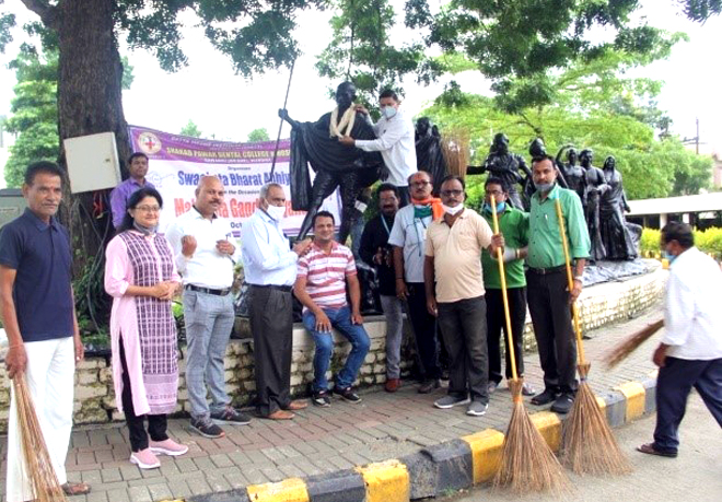 Faculty of Engineering and Technology, DMIHER Wardha Swachhata Abhiyan On Gandhi Jayanti photo 1