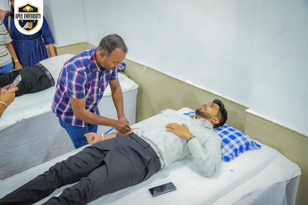 Apex University Jaipur Blood donation photo 3