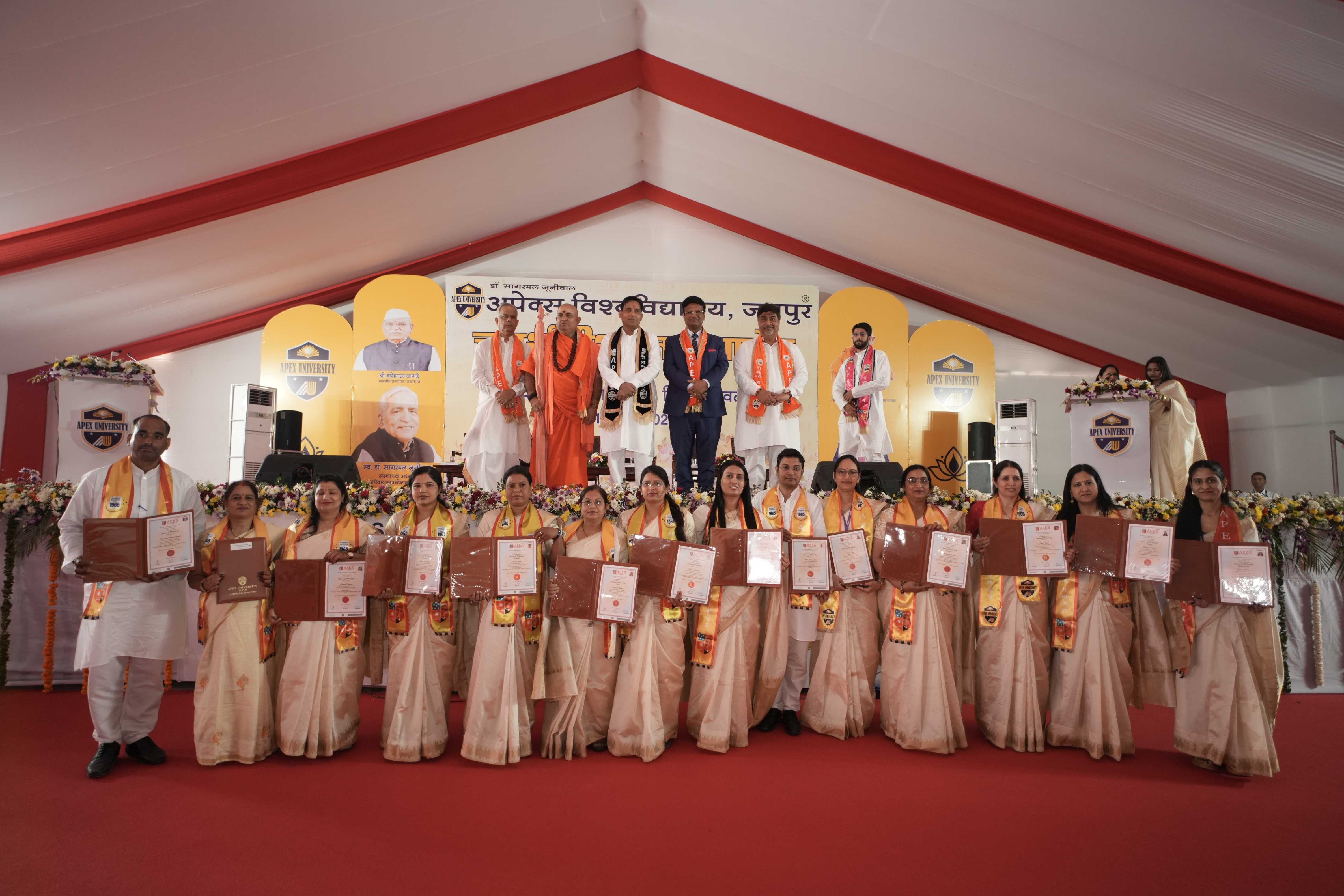 Apex University Jaipur Convocation photo 5