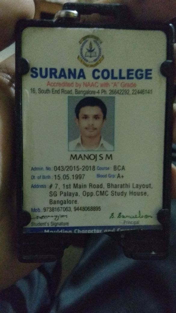 Manoj S M