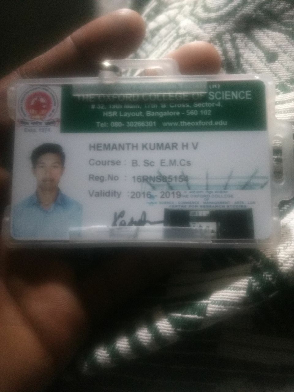 Hemanth Kumar H V