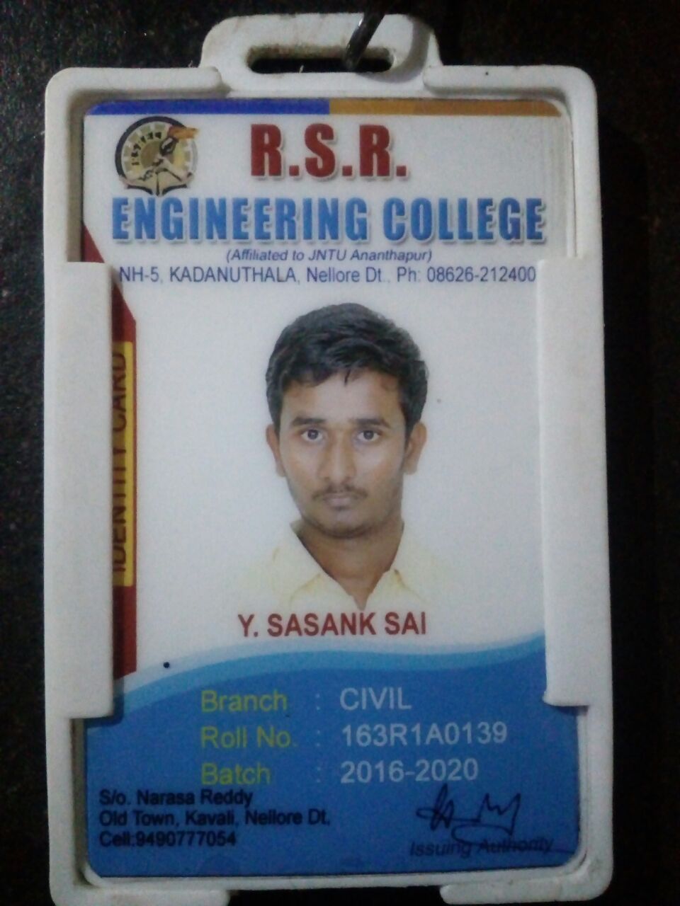 sasank sai Y