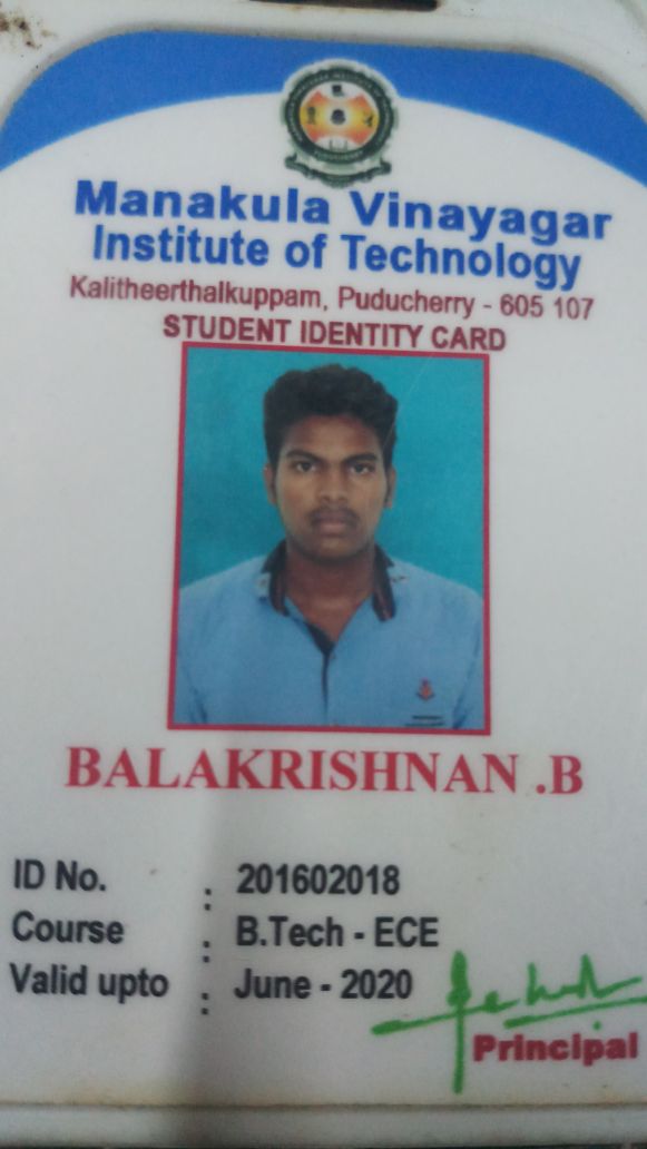 Balakrishnan B