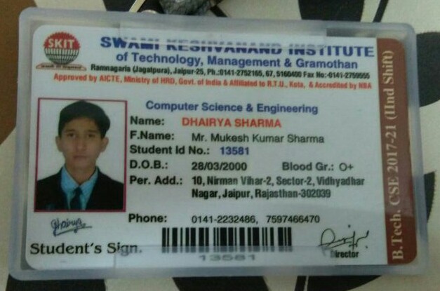Dhairya Sharma