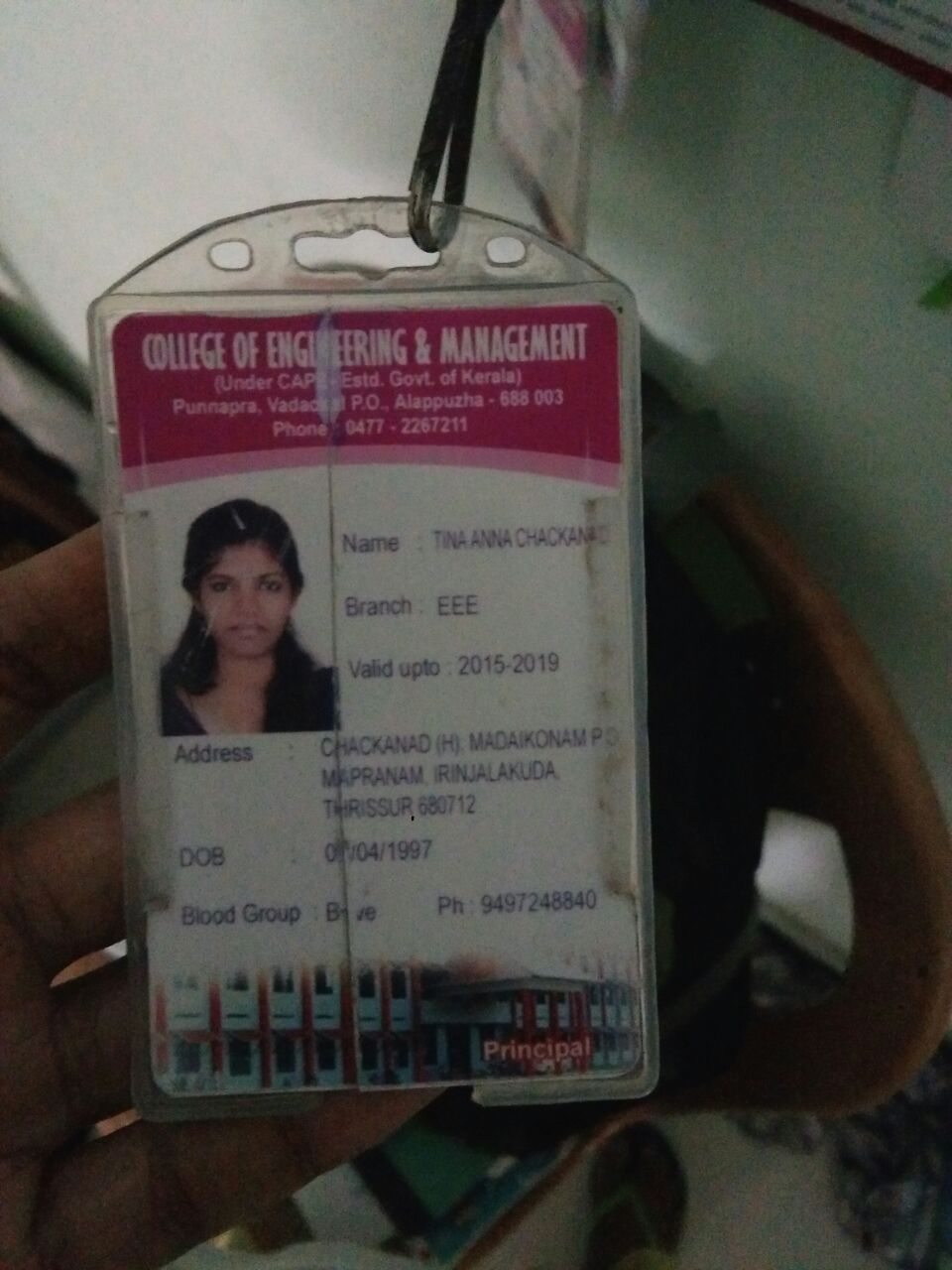 Tina anna chackanad