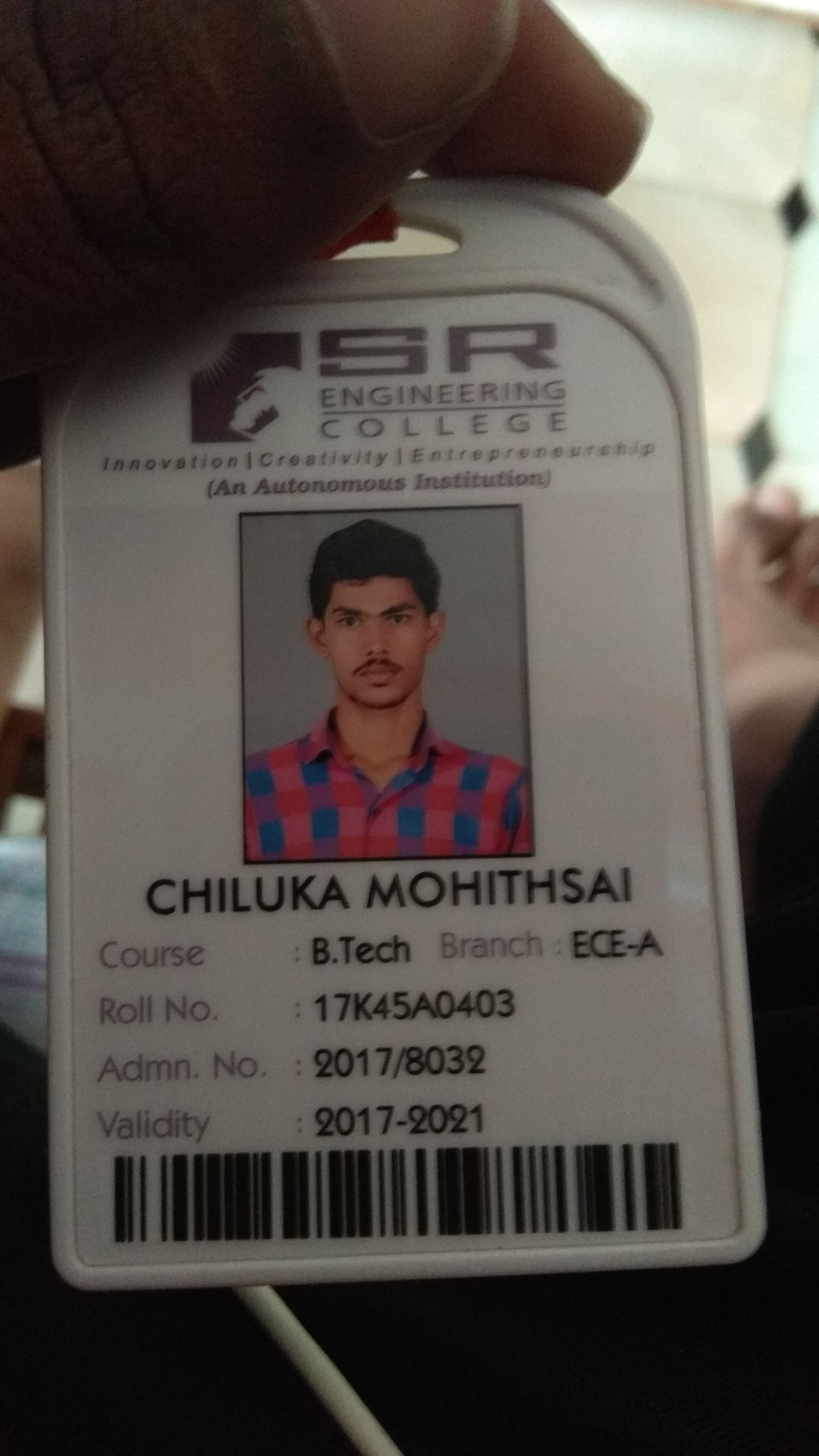 Chiluka mohith sai