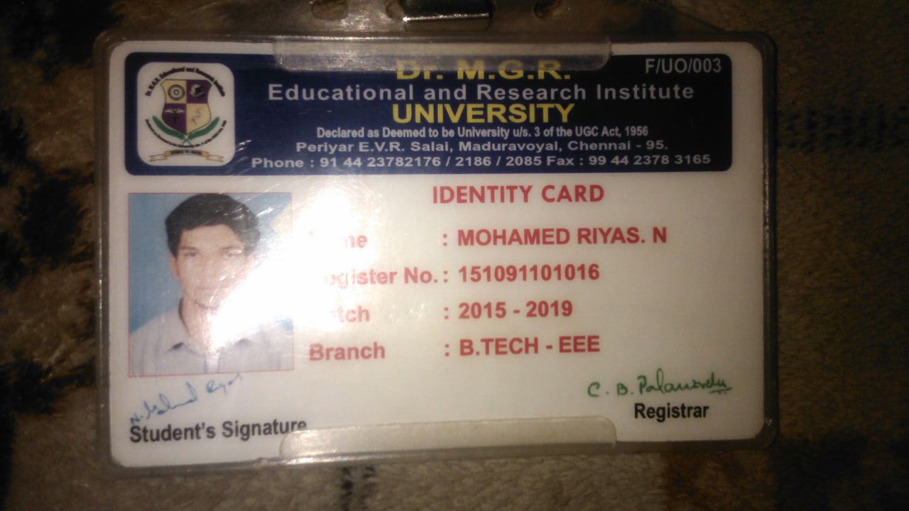 Mohamed Riyas N