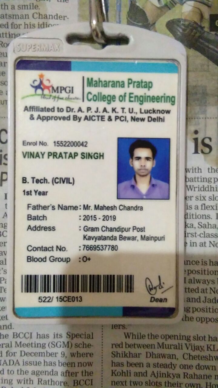 vinay pratap singh