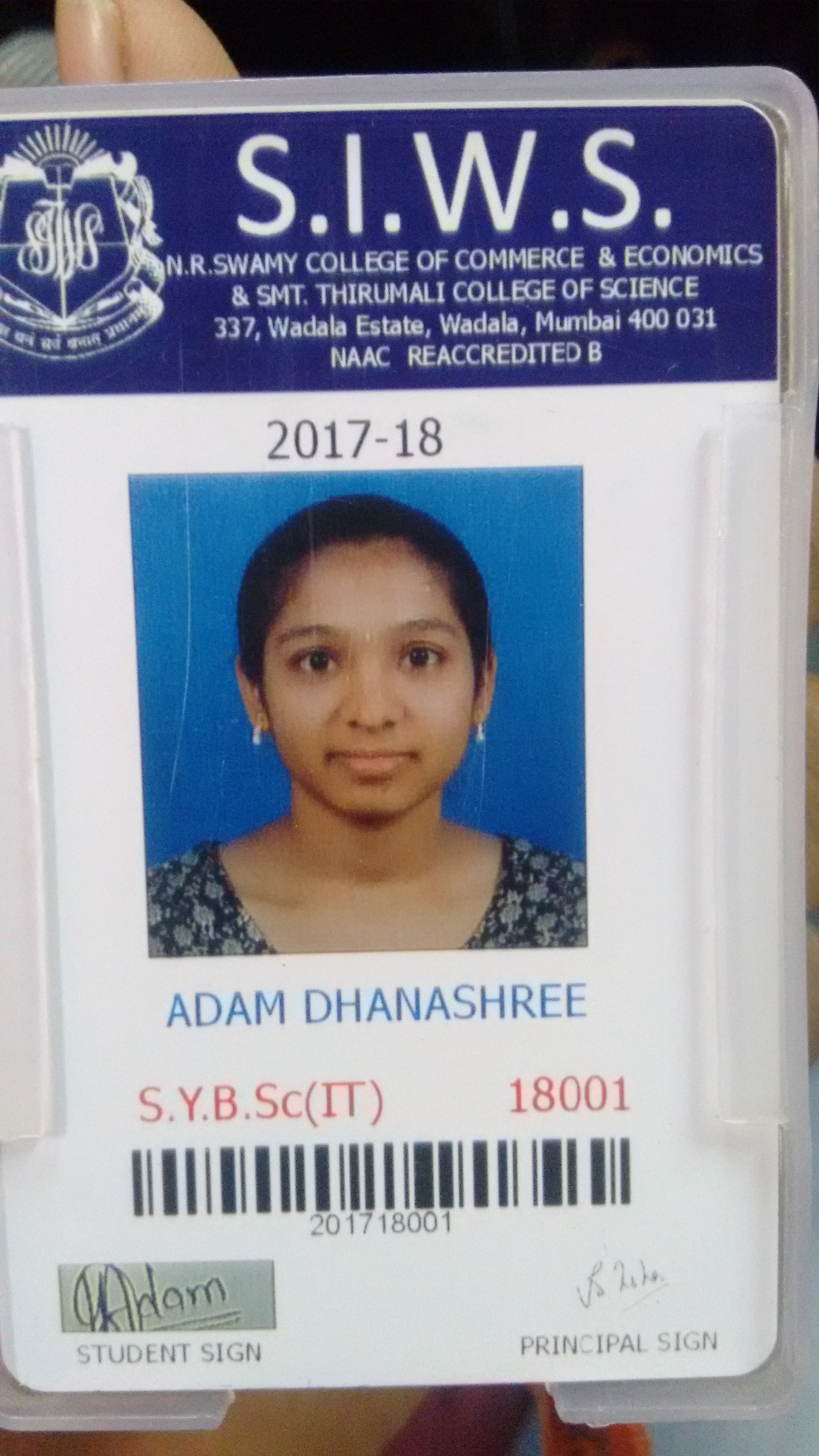 Adam dhanashree