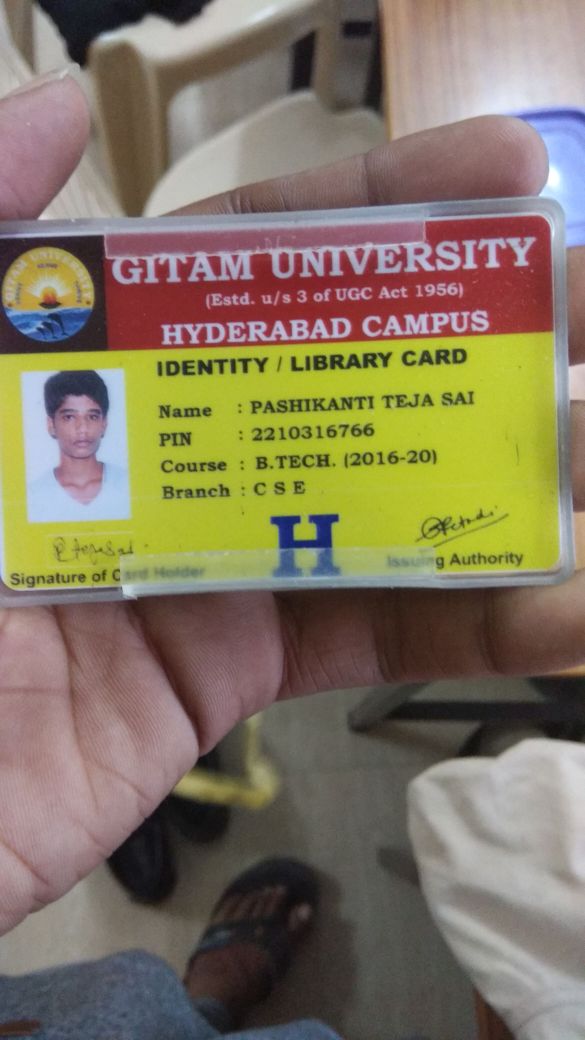 Pashikanti Teja Sai