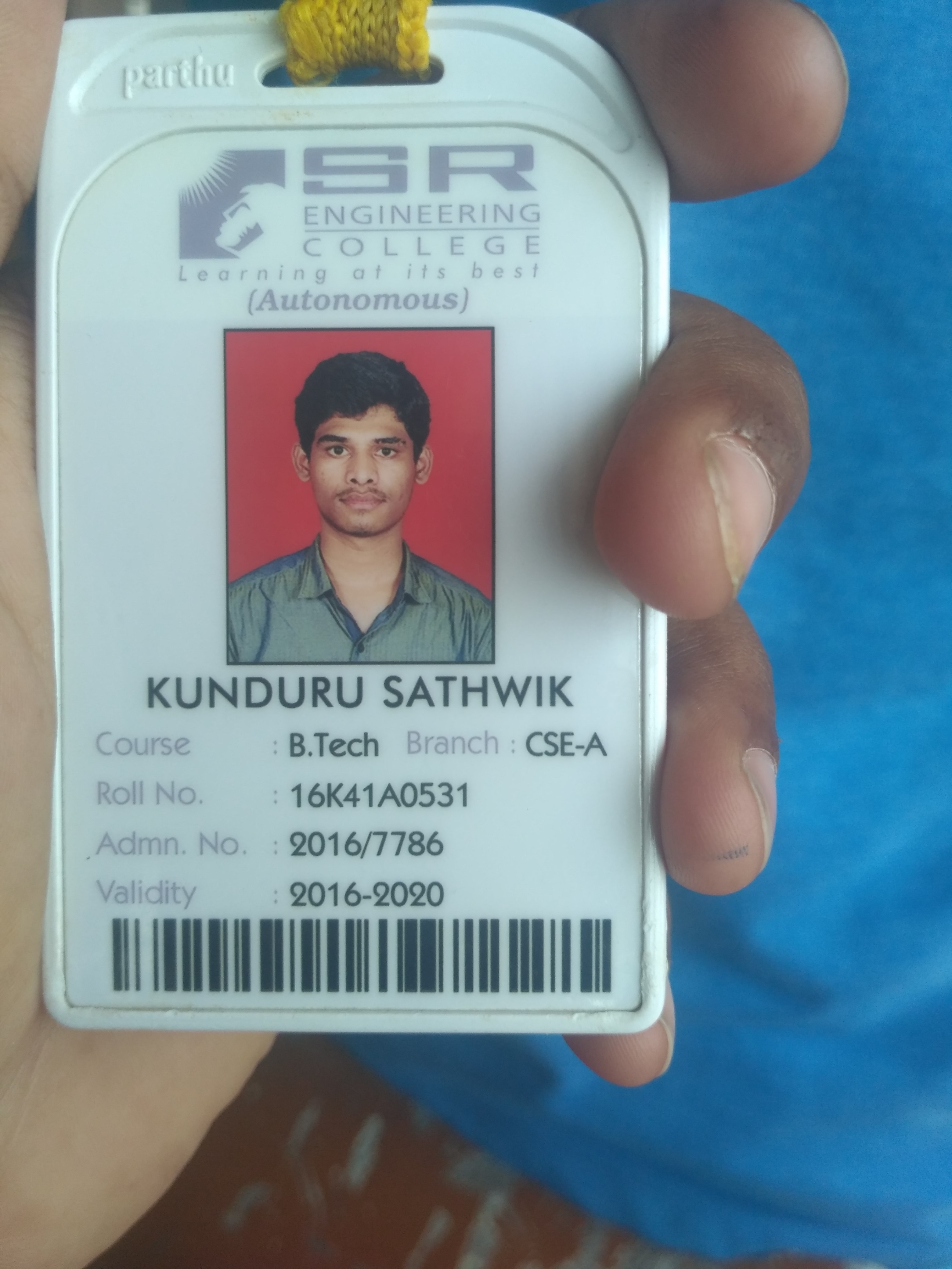 Kunduru Sathwik