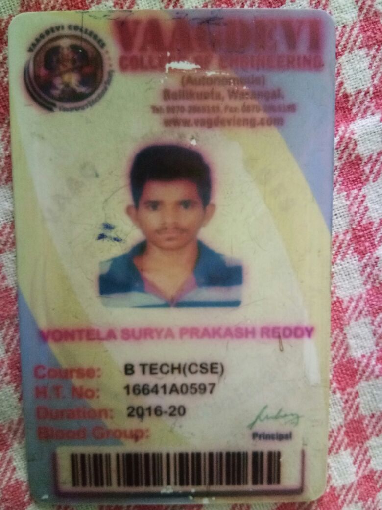 Surya Prakash reddy vontella