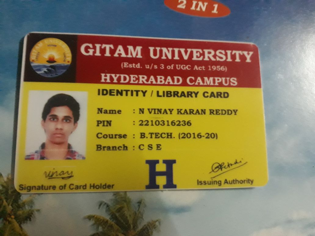 N Vinay Karan Reddy