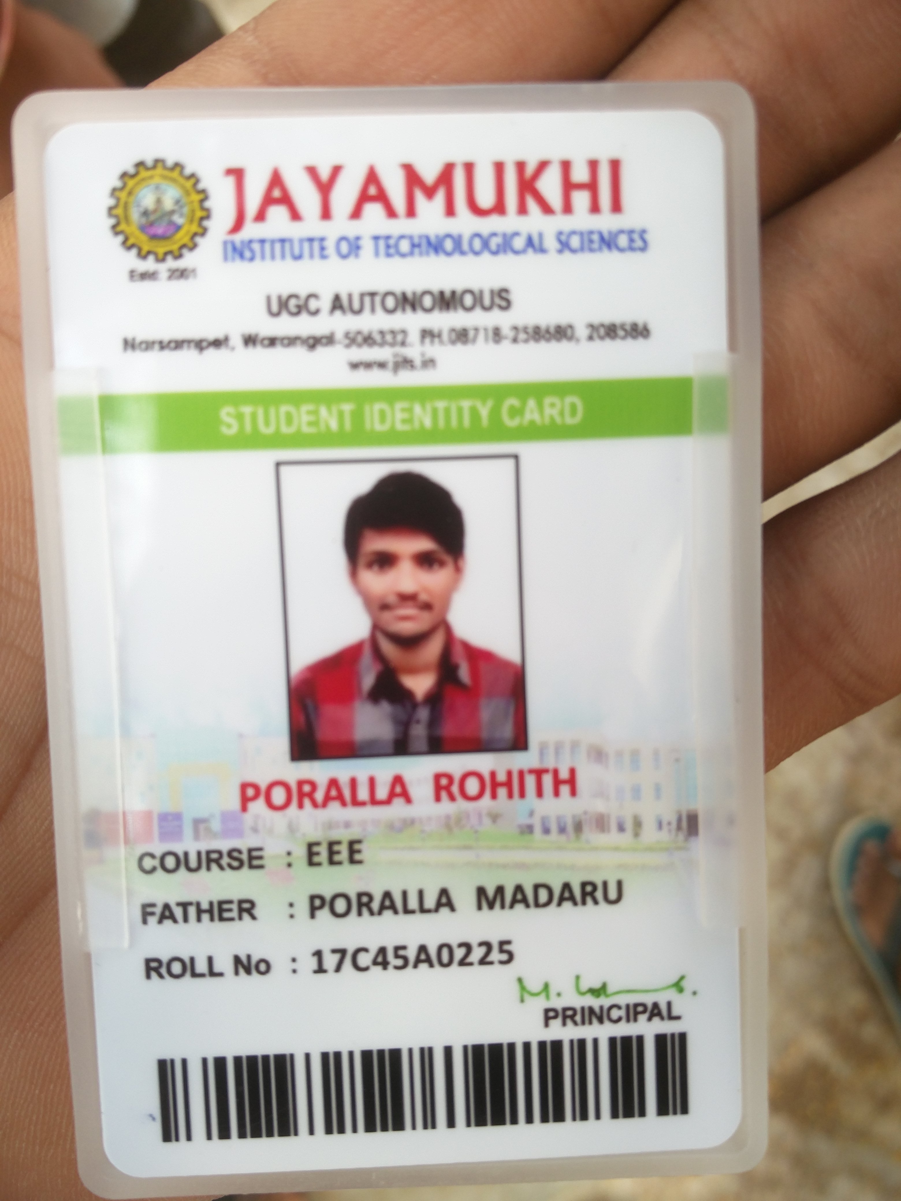 Poralla Rohith