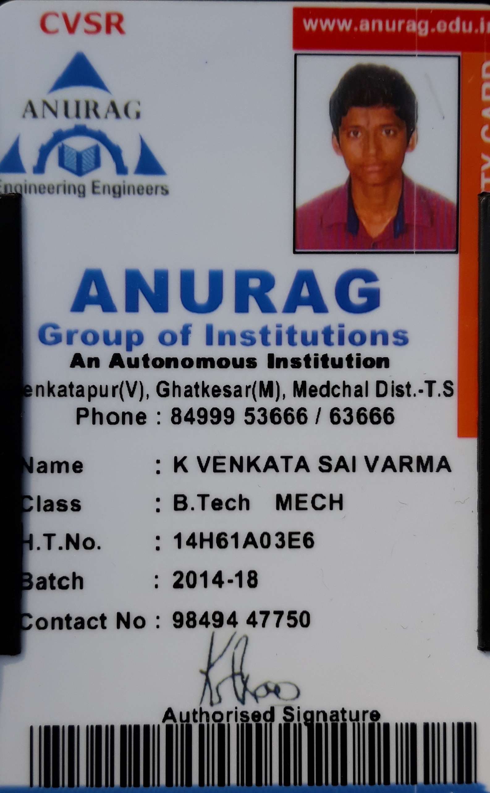 K venkata sai varma