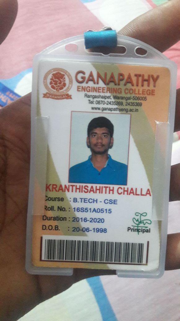 Kranthisahith challa