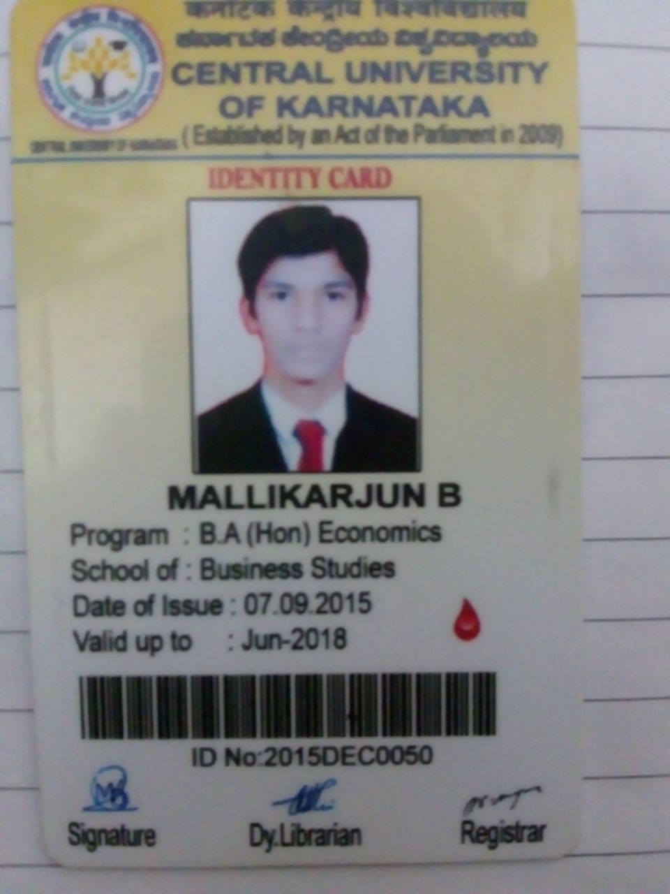 Mallikarjun B