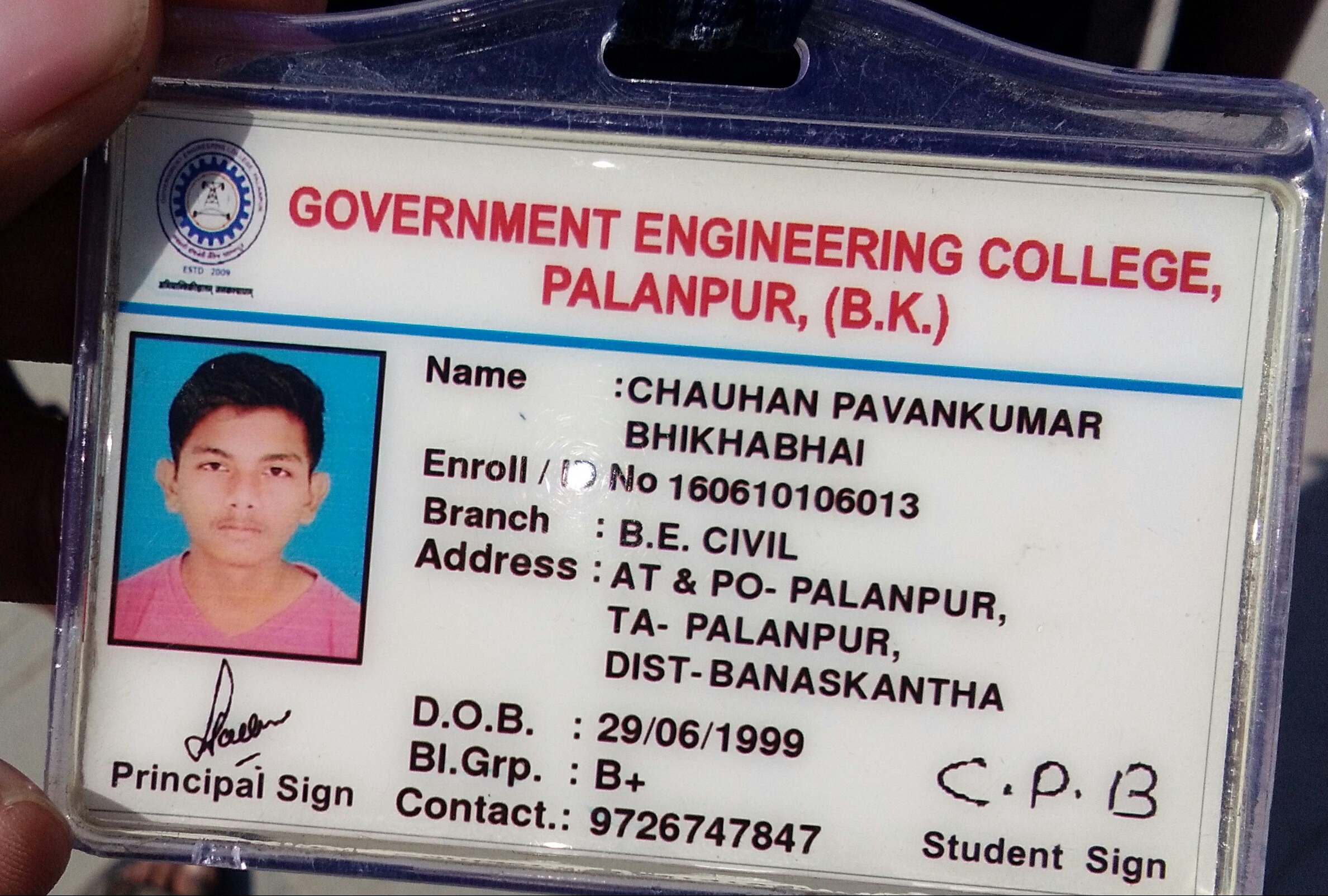 Chauhan Pavankumar Bhikhabhai