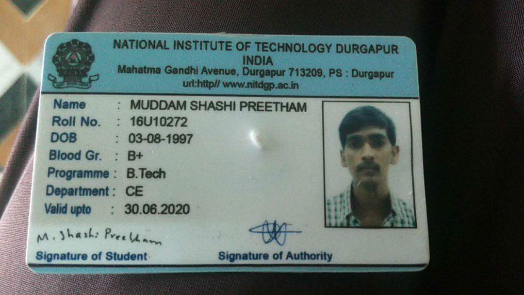 Muddam Shashi Preetham