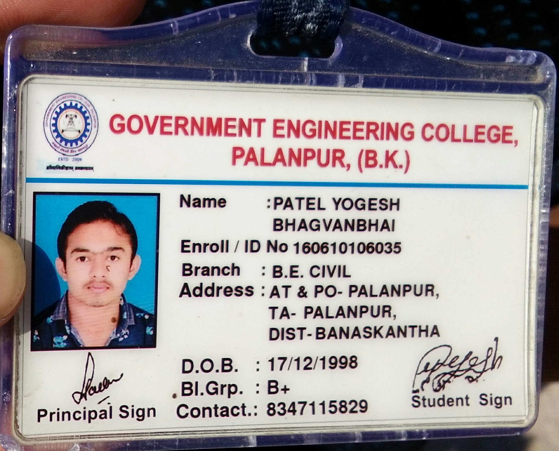 Patel Yogesh Bhagvanbhai