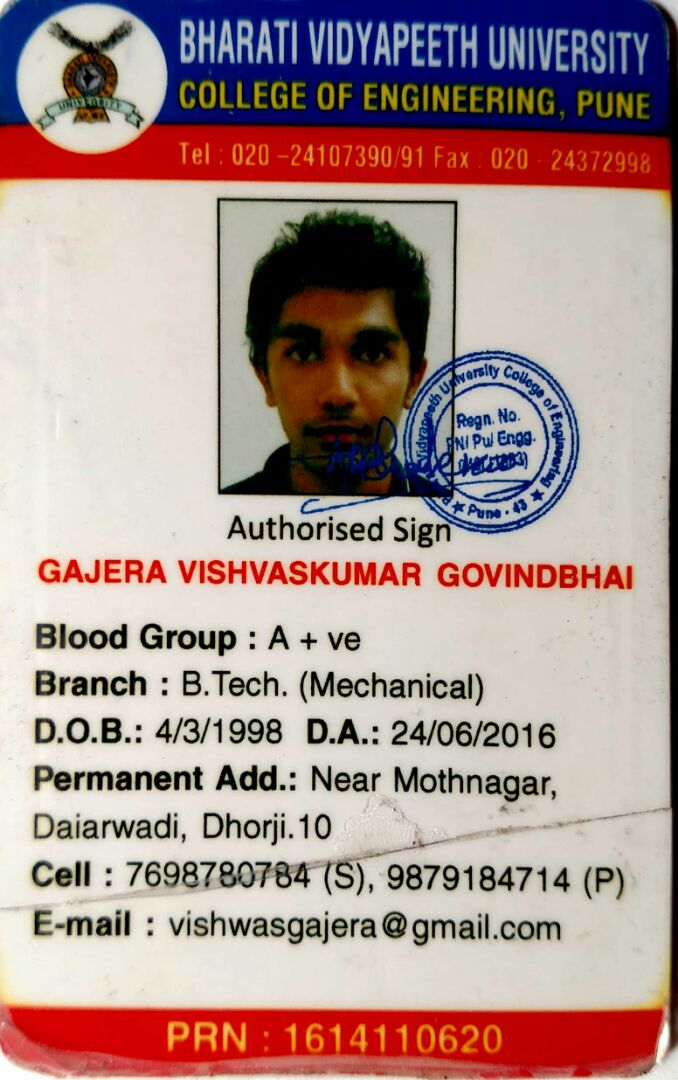 gajera vishvaskumar govindbhai