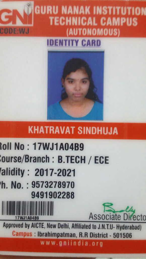 KHATRAVAT SINDHUJA