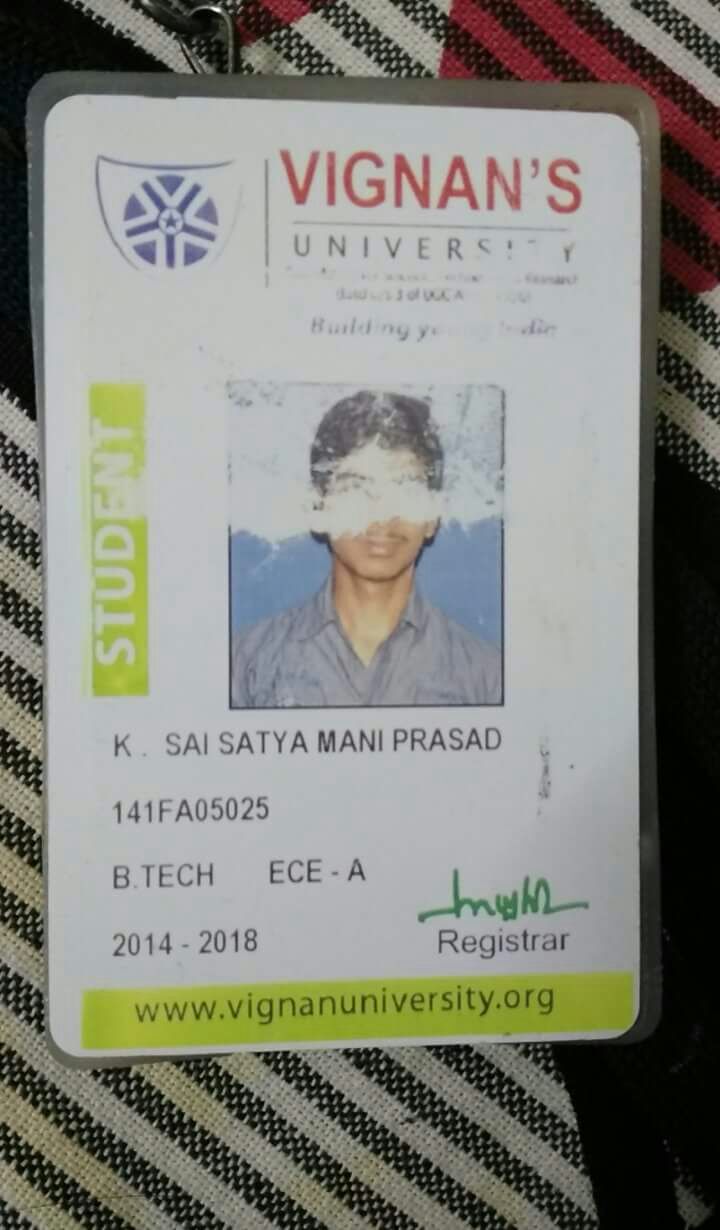 k sai satya mani prasad