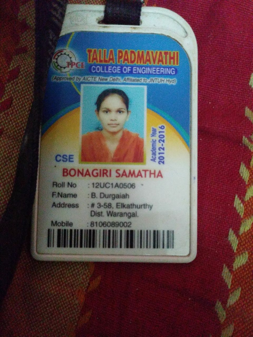BONAGIRI SAMATHA