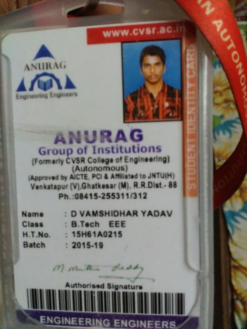 D Vamshidhar yadav
