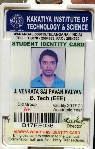 J venkata sai pavan Kalyan