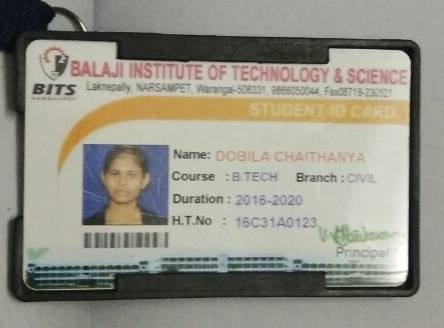 DOBILA CHAITHANYA