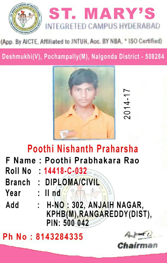 poothi nishanth praharsha