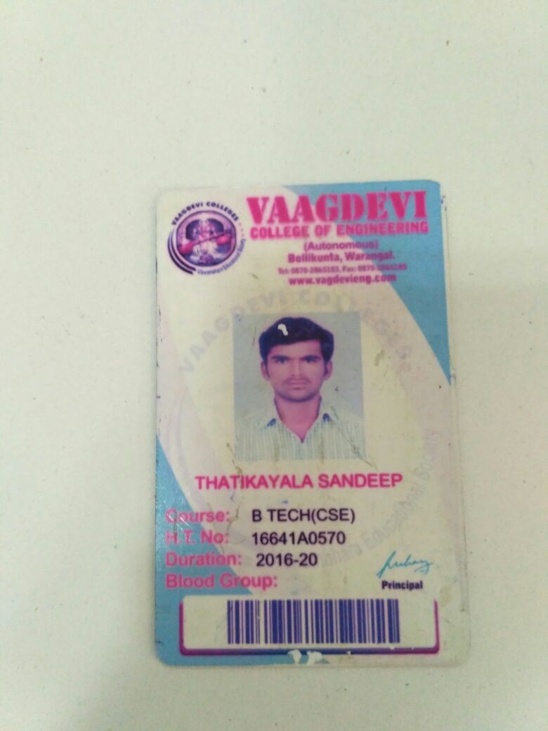 THATIKAYALA SANDEEP