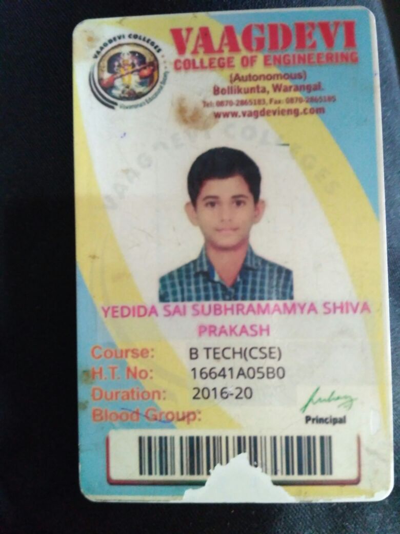 YEDIDA SAI SUBHRAMAMYA SHIVA