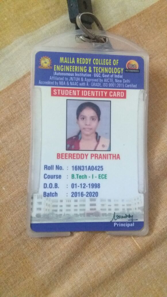Beereddy pranitha reddy