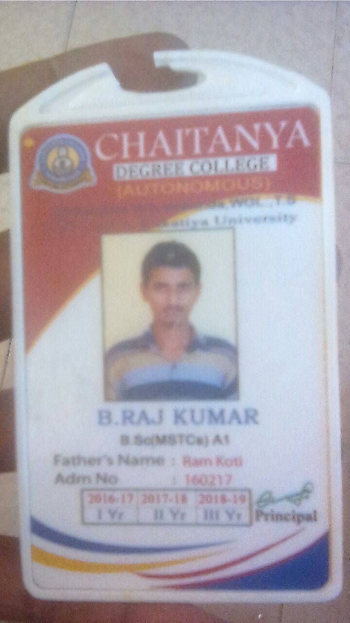 B Raj kumar