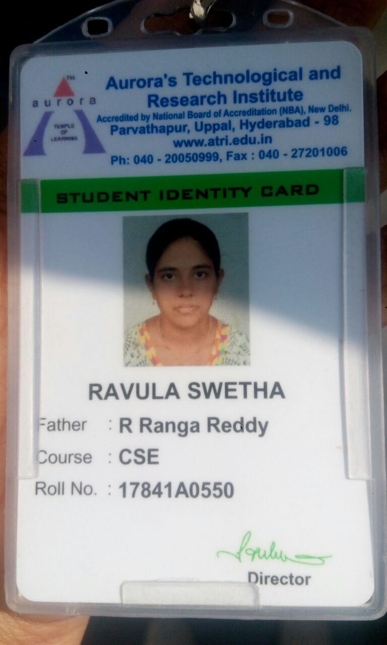 Ravula Swetha