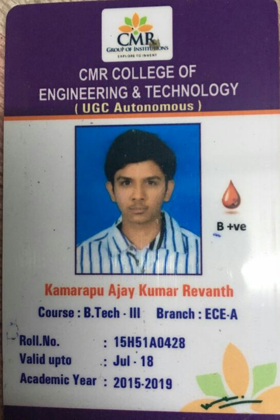 Kamarapu Ajay Kumar revanth