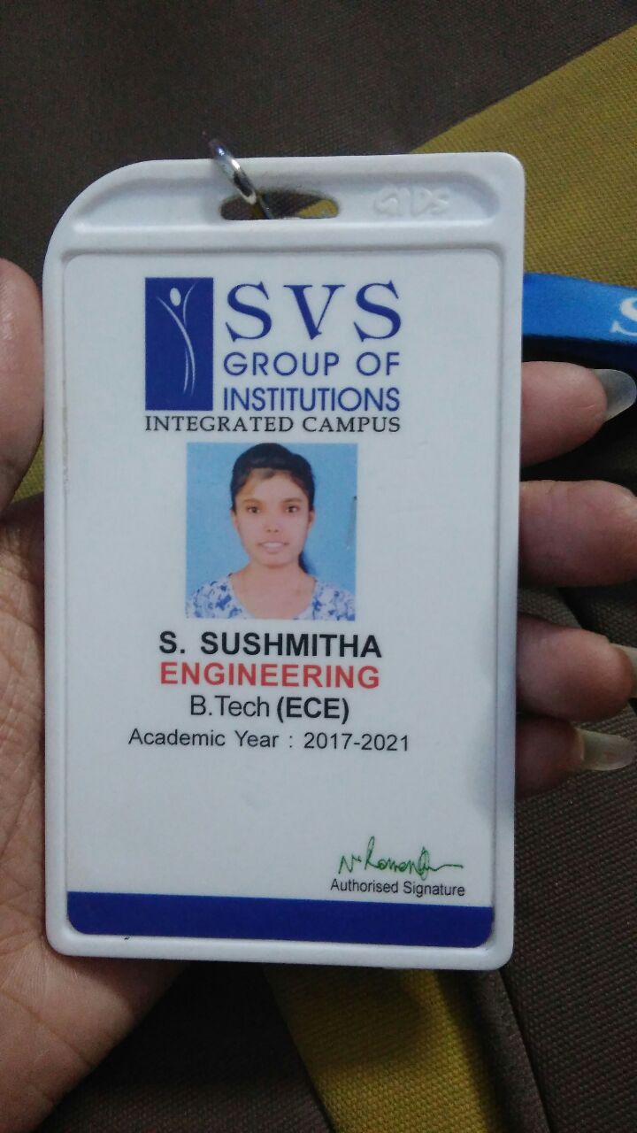 S SUSHMITHA