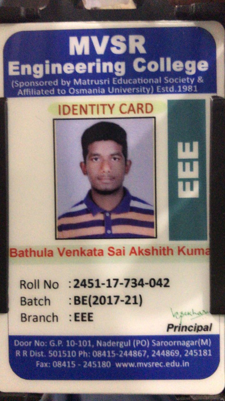 bathula venkata sai akshith kumar