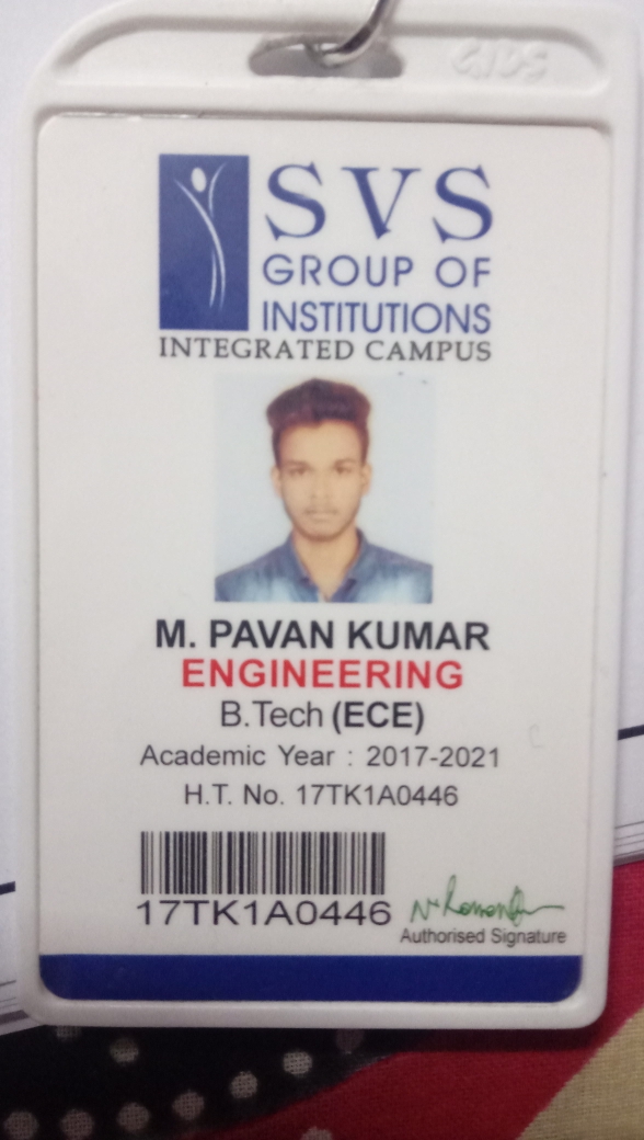 M PAVAN KUMAR