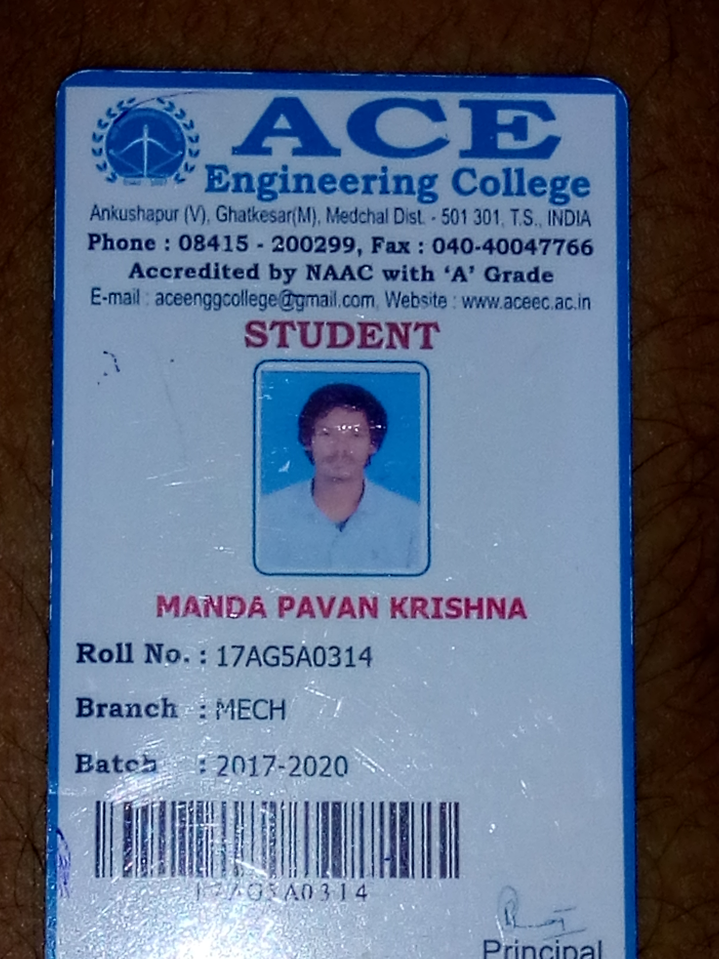 Manda pavan krishna
