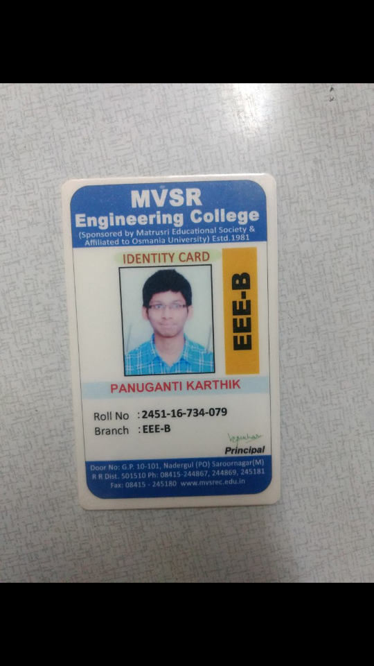 PANUGANTI KARTHIK