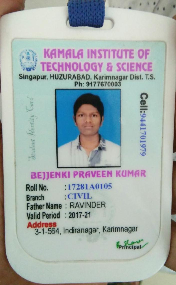 Bejjenki praveen kumar