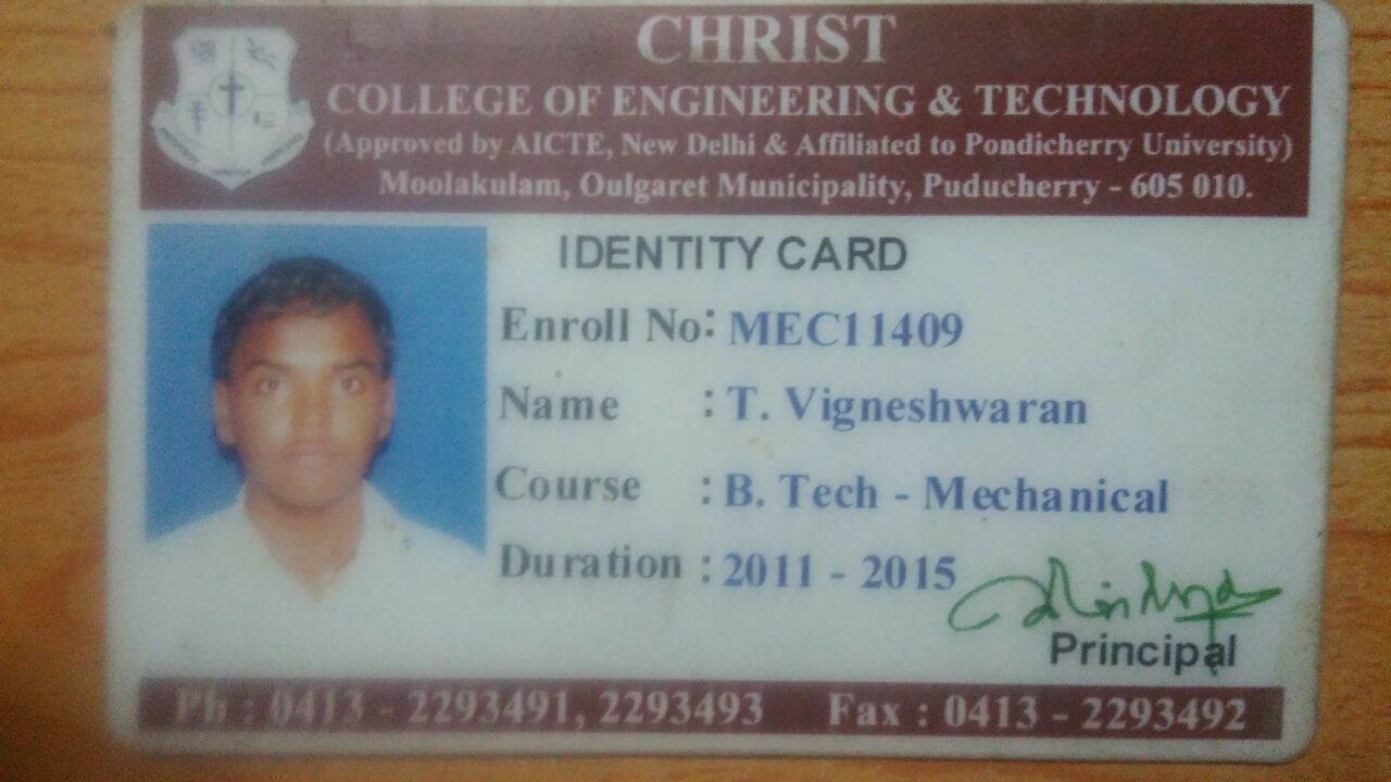 Vigneshwaran T