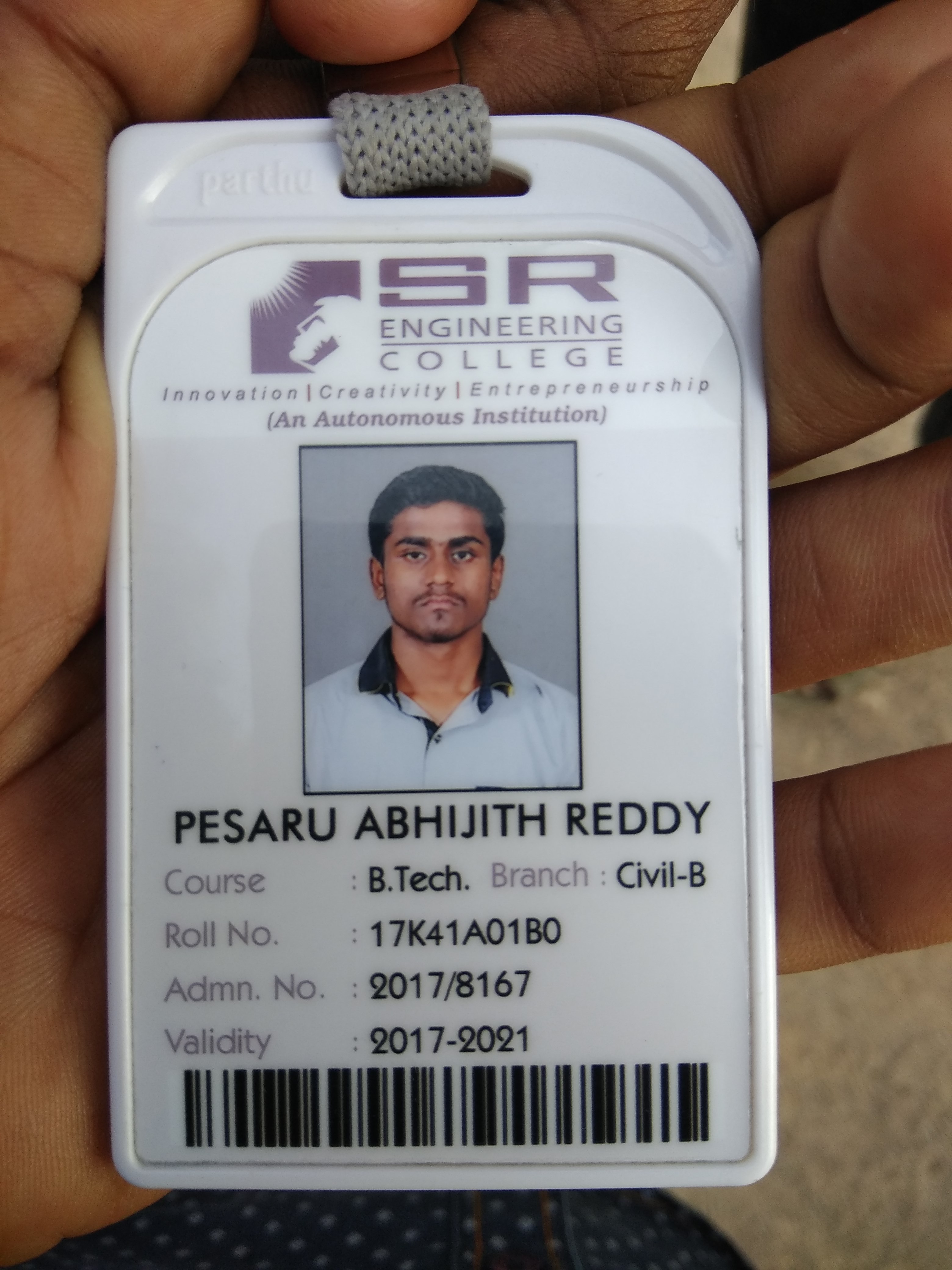 Pesaru abhijith reddy